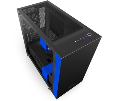 NZXT H400i Blauw/Zwart