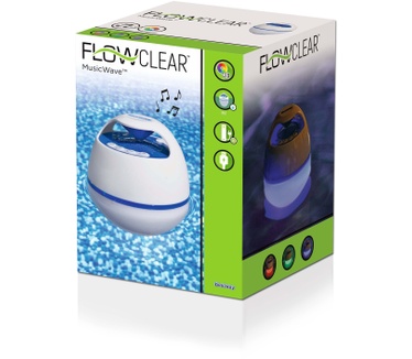 Bestway Flowclear MusicWave Drijvende LED Bluetooth Luidspreker