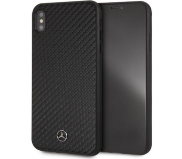 Mercedes-Benz Carbon HardCase Apple iPhone XS Max (6.5'') - Zwart  Zwart