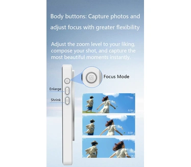 Mojogear VS3 Selfie Vlog Monitor draadloos + bedraad - Wit