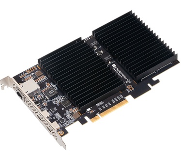 Sonnet McFiver (Multifunction adapter card with dual M.2 NVMe SSD slots, 10GbE, and two 10Gbps USB-C Ports)