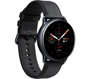 Samsung Galaxy Watch Active2 RVS (40mm) Zwart (Zwart)