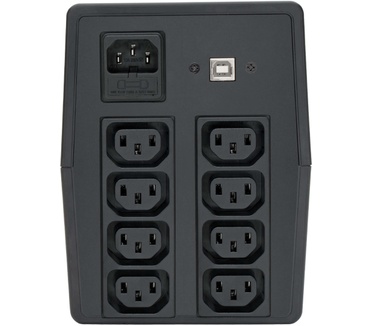 Tripp-Lite 1kVA 600W Line-Interactive UPS with 8 C13 Outlets - AVR, 230V, C14 Inlet, LCD, USB, Tower