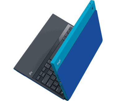 Logitech BLOK - Beschermende toetsenbordcase voor iPad Air 2 Blauw (Frans)