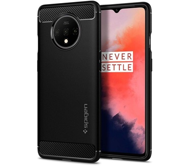 Spigen Rugged Armor Case OnePlus 7T (Black) (7T) Zwart