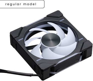 Phanteks D30-120, Regular, Single pack, Zwart, 120mm