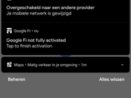 Android Q - donkere modus