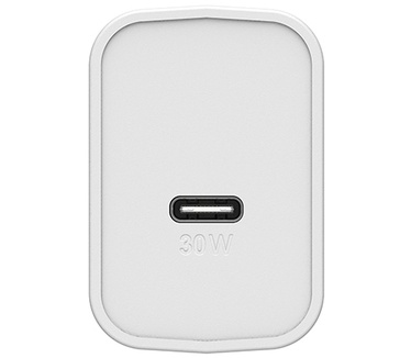 Otterbox EU Wall Charger 30W GaN - 1X USB-C 30W USB-PD, Cloud Dust White