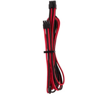 Corsair Premium Individually Sleeved PSU Cables Pro Kit Type 4 Gen 4 Rood/Zwart Rood, Zwart