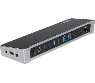 Startech.com Dual monitor KVM USB 3.0 docking station voor twee laptops USB 3.0