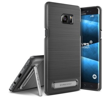 VRS Design Simpli Lite Samsung Galaxy Note 7 Case - Steel Silver