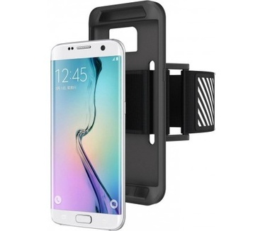 qMust Samsung Galaxy S7 Edge TPU Sport armband case - Black