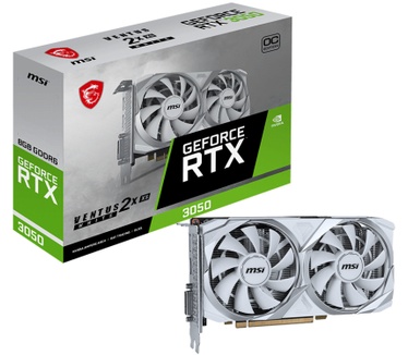 MSI RTX 3050 VENTUS 2X XS WHITE 8G OC