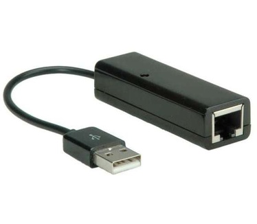 Value USB 2.0 naar Fast Ethernet converter Zwart