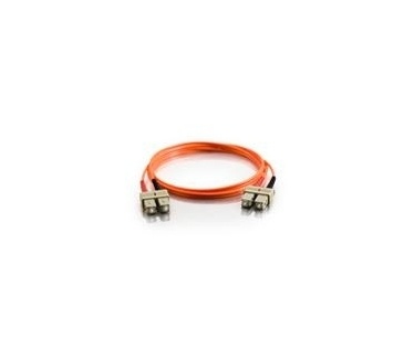 CablesToGo 2m SC/SC LSZH Duplex 50/125 Multimode Fibre Patch Cable
