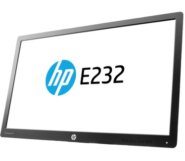 HP EliteDisplay E232 Head Only + Hot Desk Stand