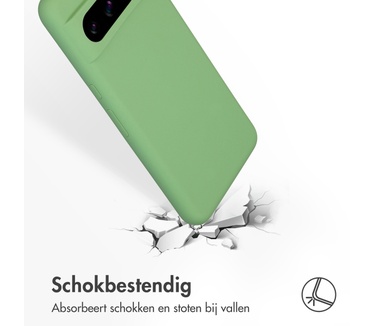 Accezz Liquid Silicone Backcover Google Pixel 8 Pro - Groen