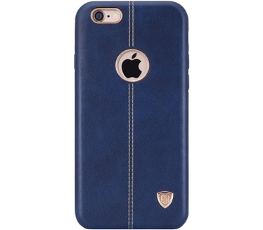 Nillkin Englon Leder Back Cover - Apple iPhone 6(S) 4.7" - Blauw Blauw