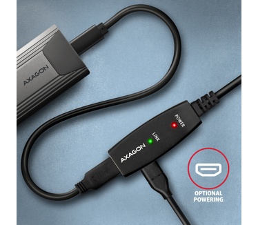 Axagon N ADR-310 USB 3.2 Gen 1 A-M -> A-F aktivni prodluovaci repeater kabel