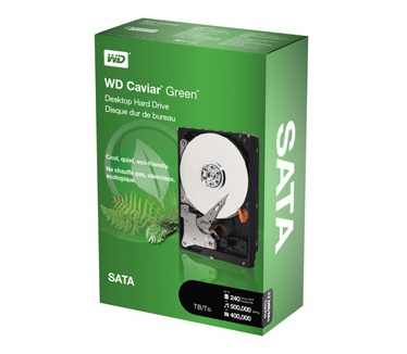 WD Green WD25EZRX, 2.5TB