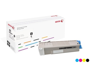 Xerox Cyaan toner cartridge. Gelijk aan Oki 43381907. Compatibel met Oki C5600/C5700 series