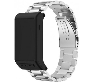 qMust Metalen armband voor Garmin Vivoactive HR - Zilver