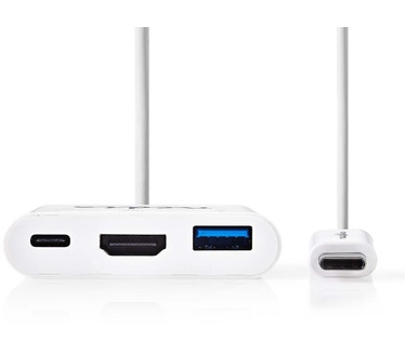 Nedis USB 3.1 Multiport Adapter Typ-C Weiß[1x Typ-C 1x HDMI Typ - USB