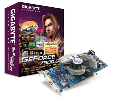 Gigabyte GeForce 7900 GT 256MB DDR3 (PCI-e, 2x DVI, ViVo) GV-NX79T256DP-RH