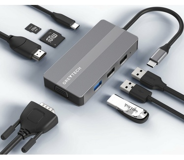 Greytech Greytech 8-in-1 USB-C HDMI Docking Station