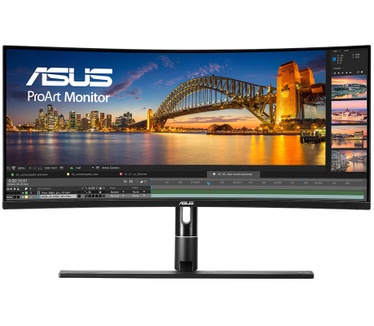 Asus ProArt PA34VC Zilver, Zwart