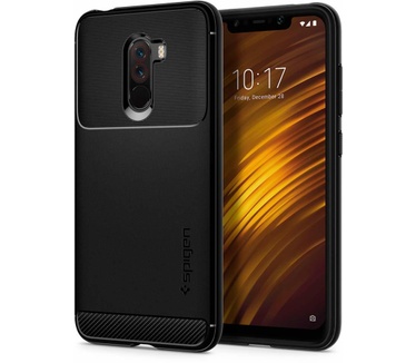 Spigen Rugged Armor Case Black Xiaomi Pocophone F1