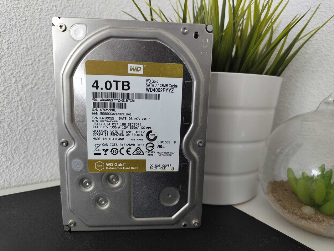 WD Gold 4TB Enterprise Harddisk – WD4002FYYZ aangeboden - Vraag