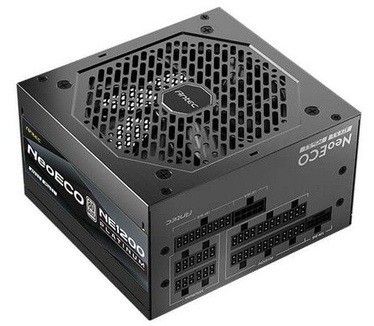 Antec NEOECO NE1200 Platinum - Voeding - ATX12V 3.1 - Cybenetics Platinum - 1200 Watt - Modulair - Actieve PFC - PCIe 5.1 - Zero RPM Manager - 120mm FDB Silent Fan - zwart