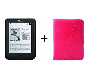 Icarus Icarus essence 6" e-reader bundel + premium hoes Rood E602BK-PBURD (, 6")
