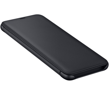 Samsung Galaxy A6+ Wallet Cover (Galaxy A6+) Zwart