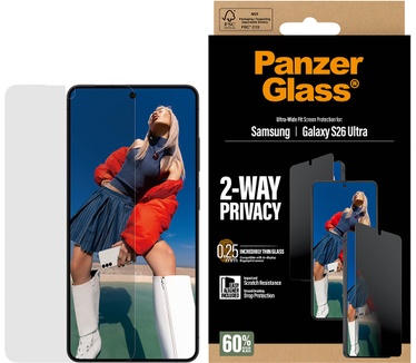 PanzerGlass PanzerGlass® 2-Way Privacy Screen Protector Samsung Galaxy S26 Ultra | Ultra-Wide Fit w. EasyAligner
