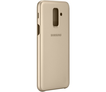Samsung Galaxy A6+ Wallet Cover (Galaxy A6+) Goud