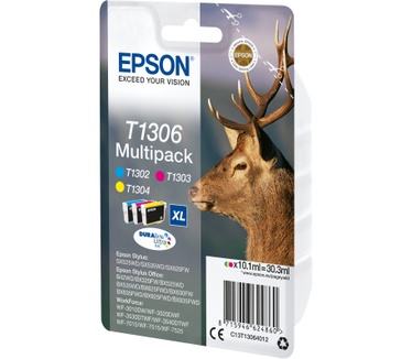Epson Multipack 3-colours T1306 DURABrite Ultra Ink