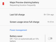 Android 8.1 accubeheer