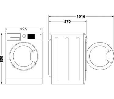 Whirlpool FFWDB 864489 SV EE