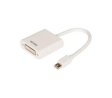 ICIDU :: Mini DisplayPort to DVI 0.2m Mini DP Male - DVI-D DL Female | V-707503