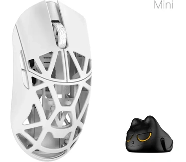 WLmouse Beast X Mini Pro Solid Sides Wit