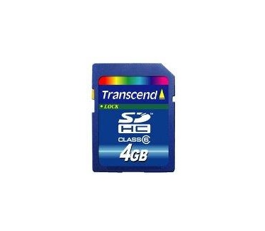 Transcend 4GB SDHC Class 6 Card