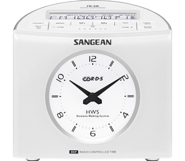 Sangean RCR-9 digitale FM/AM-wekkerradio, Wit