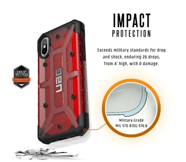 Urban Armor Gear Plasma (Iphone X) Rood