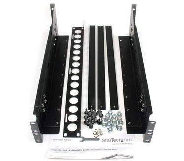 Startech.com 3U Vaste 19" universele serverrack rails met verstelbare diepte