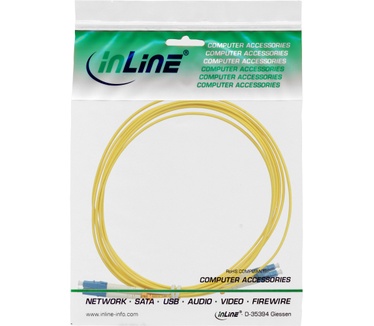 InLine LC/LC, 7.5 m Geel