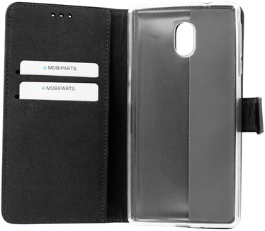 Mobiparts Premium Wallet TPU Case Nokia 3 Black