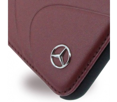 Mercedes-Benz Originele Wave III Folio Bookcase voor de iPhone 6 / 6S / 7 en 8 - Bordeaux Rood Bordeaux Rood