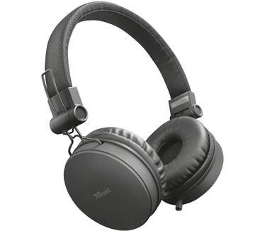 Trust Tones Wired Headphones (Zwart)
